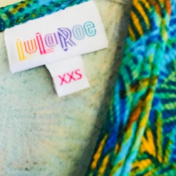 Lularoe colorful Dress size XXS - Picture 6 of 6